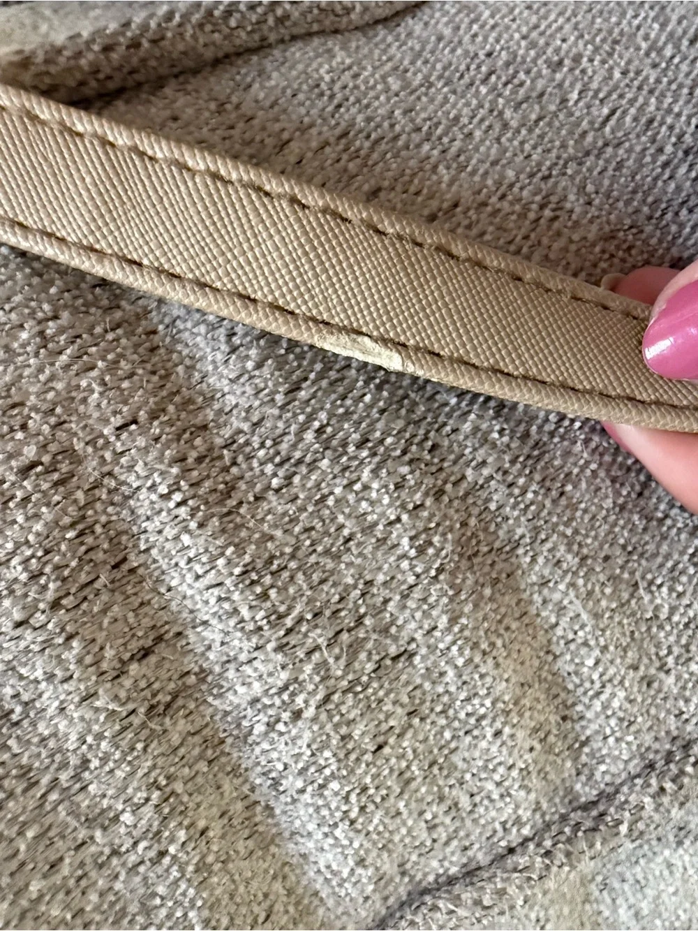 Steve Madden Tan Crossbody with Gold Chain